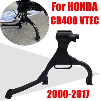 Honda için CB400 VTEC I II III IV 00-17 Motosiklet Aksesuarları Orta Kickstand Merkezi Merkezi Standı Park Firma Tutucu Destek