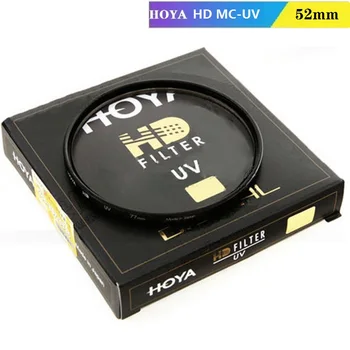 Hoya 52mm HD Dijital UV Filtre Yüksek Çözünürlüklü Çok Kaplama Çizilmeye Dayanıklı Nikon Canon Sony SLR Kamera Lens nd filtre