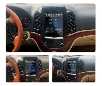 Hyundai Santa Fe 2006 - 2012 için Araba Radyo teyp 2Din Android Tesla Stereo Autoradio Merkezi Multimidia Video Oynatıcı