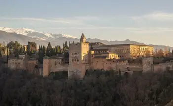 Ispanya Alhambra Granada Cami İslam Dev sanat baskı ipek poster ev duvar dekoru