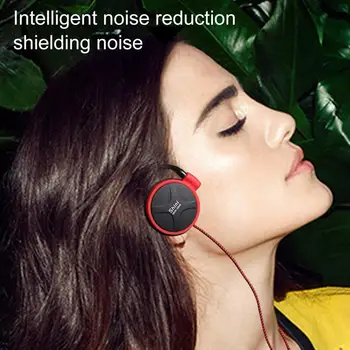 Kablolu Kulaklık Kulak Kancası Kulaklık Gürültü İptal Süper Bas Kulaklıklar Ergonomik 3.5 mm Stereo Spor Kulaklık