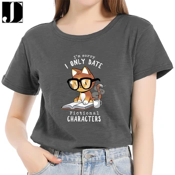 Kadın Rahat Moda Kısa Kollu Yaz Günlük Grafik Kawaii T-shirt Kedi Mektubu Baskı Kadın %100 % Pamuklu T Shirt O-Boyun Tee Üst