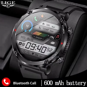 LIGE 2023 akıllı saat Erkekler 1.6 İnç Tam Dokunmatik Bilezik Spor İzci Spor Saatler Bluetooth Çağrı Akıllı Saat Erkekler Smartwatch