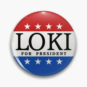 Loki Başkan İçin Yumuşak Emaye Pin Rozeti Dekoratif Elbise Rozeti Yaka Pin Broş Takı Kadınlar için
