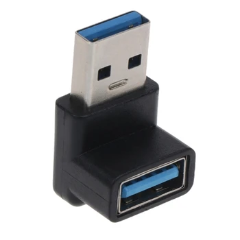 M/F Dönüştürücü Adaptör B36A için 90 Derece USB3.0 Dikey 90° USB 3.0 Tip A Erkek Dişi