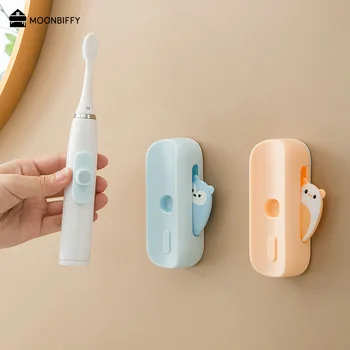 Manyetik Elektrikli Diş Fırçası Tutucu Duvara Monte Traceless diş fırçası düzenleyici Banyo Malzemeleri Diş Fırçası Depolama Rafı