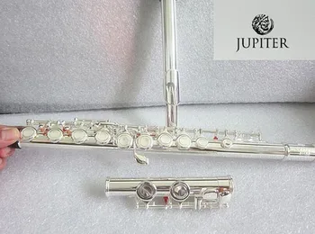 Marka Yeni JÜPİTER JFL-511ES 16 Delik Kapalı C Tuşu Flüt Cupronickel Silvering flauta enine ınstrumentos musicales Kılıf