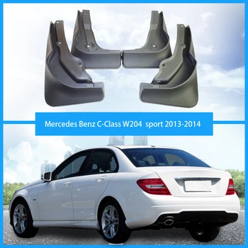 Mercedes Benz c sınıfı için w204 spor çamurluklar benz c sınıfı çamurluklar benz w204 spor çamur flaps araba aksesuarları 2013-2014