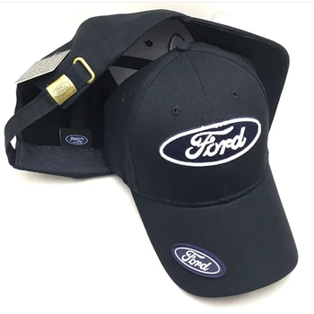 Metal Toka Motosiklet Rascing Snapback Kadın Şapka Unisex 3D Nakış Ford Araba Marka Logosu Rahat Siyah Beyzbol Şapkası Erkekler Metal N