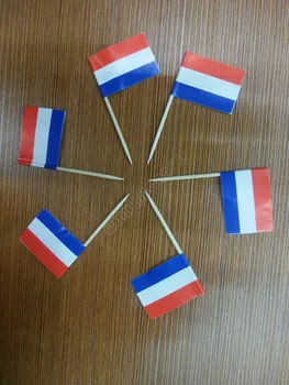 Mini 50 Adet Hollanda Kürdan Bayrakları Hollanda yiyecek kürdanları CakeToothpicks Cupcake meyve kokteyli Çubukları Dekorasyon Kürdan Bayrağı