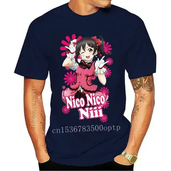 Moda Yeni Nico Nico Nii ~ T Shirt Aşk Canlı Aşk Canlı Okul Idol Festivali Jpop Idols Kawaii Anime Aşk Canlı