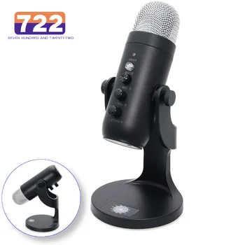 MU900 Kondenser Mikrofon usb'li mikrofon Kayıt, Akış, Video Oyun, Podcasting için PC Kondenser Şarkı mikrofon standı