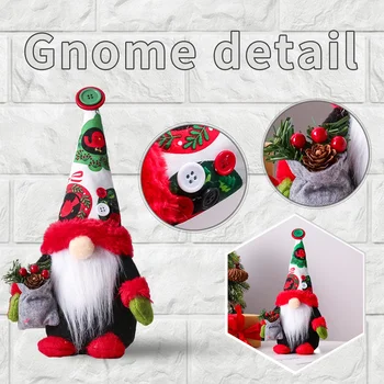 Noel dekorasyon üç boyutlu meçhul bebek Noel dekorasyon gnome goblin bebek bebek süsleri merry christmas işareti