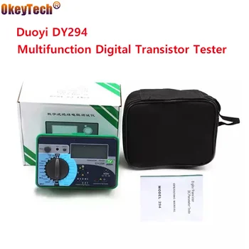 OkeyTech DY294 Çok Fonksiyonlu Dijital Transistör Analiz Cihazı Yarı İletken Diyot Triyot Ters AC DC Gerilim Kapasite FET