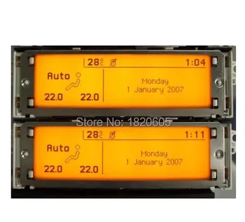 Orijinal Ekran Desteği USB Çift bölgeli Hava Bluetooth Ekran Sarı monitör 12 pin için Peugeot 307 407 408 citroen için C4 C5