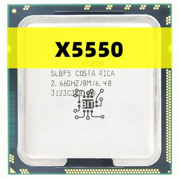 Orijinal Xeon X5550 x5550 hizmet CPU 2.66 GHz LGA1366 8 konuları L3 Önbellek 8 MB Dört Çekirdekli scrattered adet