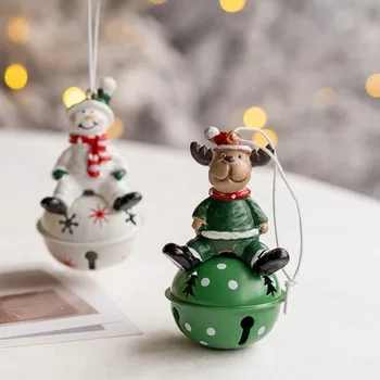 Parti Malzemeleri Festivali Süs Noel Ağacı Dekorasyon Jingle Bells Noel Çan Kardan Adam Ren Geyiği Noel Baba