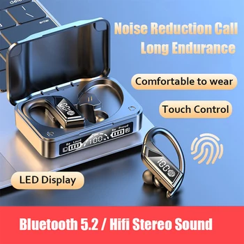Q8 TWS Bluetooth Kulaklık Led Ekran kablosuz kulaklık TWS Mikrofon İle Stereo Kulaklık Su Geçirmez Gürültü Önleyici Kulaklıklar