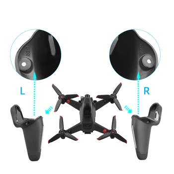 Tamir iniş takımı DJI FPV Combo Drone Ön Kol Standı Bacak Değiştirin ile Uyumlu Yedek Parça Aksesuar