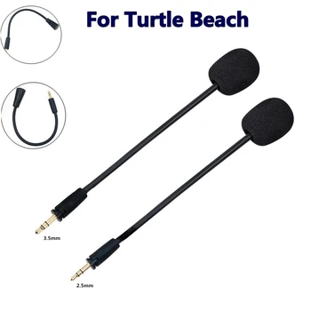Taşınabilir 2.5 / 3.5 mm mikrofon Stereo Stüdyo oyun kulaklığı Ses Mikrofon Kaplumbağa Plajı / Kingston Mikrofon Değiştirme
