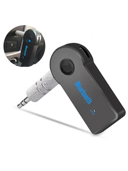 Telefon Alıcısı Bluetooth Adapteror Kulaklık Alıcısı 3.5 Bluetooth AUX Ses MP3 Araba Stereo Müzik Alıcısı Adaptörü Mic ile