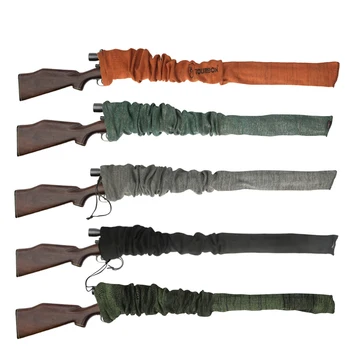 Tourbon Avcılık Aksesuarları Taktik Silikonlu Pas Önleyici Silah Kol Çorap Tüfek Av Tüfeği Kapağı Örgü Renk Seçin