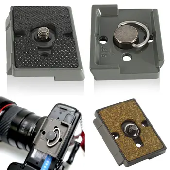 Tripod Plakası 200pl Kelepçe Hızlı Bırakma Plakası Kamera Adaptörü Fit Plaka Manfrotto için Evrensel Topu Kafa Kamera