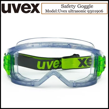 Uvex Şeffaf Gözlük Profesyonel Güvenlik Koruyucu Rüzgar Geçirmez Kum Güvenlik Gözlükleri / Anti Sis / Şok / Scratch 9301-906