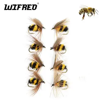 Wifreo 10 adet #10 Böcek Kanca Yem Yapay Yem Balıkçılık Yem Bumble Bee Fly Alabalık Balıkçılık Lures