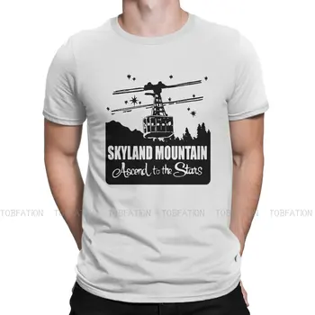 X Dosyaları Skyland Dağ Tshirt Grafik Erkekler Tops Vintage Homme Yaz Giyim Pamuk Harajuku T Shirt