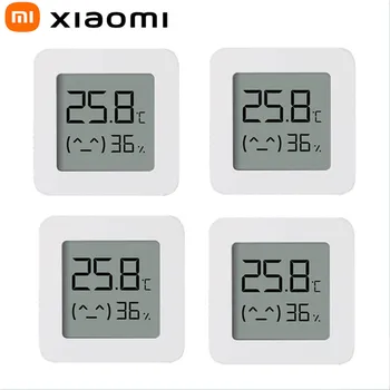 XİAOMİ Mijia Bluetooth Termometre 2 LCD Ekran Nem Uyumlu Kablosuz Akıllı Sıcaklık Nem Sensörü Pil Olmadan