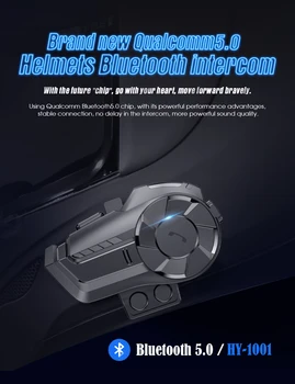 Yeni 800M 2 Kişi İnterkom Motosiklet FM Radyo Bluetooth 5.0 Kablosuz Su Geçirmez Gürültü Azaltma Motorlu Kask Kulaklık