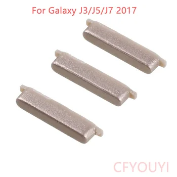 Yeni Güç ve Ses Düğmeleri Yedek Yan Tuşları Samsung Galaxy J3 J330/J5 J530/J7 J730(2017) - Siyah Altın Mavi Pembe