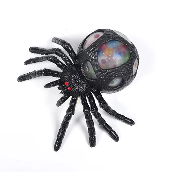 Yenilik Örümcek Fidget Duyusal Sıkma Topu Stres Giderici Cadılar Bayramı Prank Dokunsal Squishies Sakinleştirici Anksiyete Oyuncaklar Hediyeler 1 adet