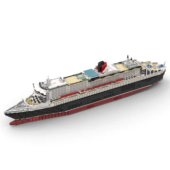 Yetkili MOC-110500 Cruise Gemi Yapı Taşları MOC Seti 5770 parça Tuğla Oyuncaklar Çocuklar Yetişkinler İçin Statik Sürümü