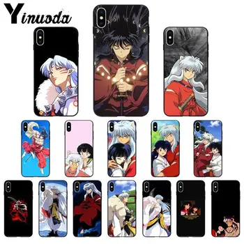 Yinuoda Anime Inuyasha Sesshoumaru Higurashi Kagome Telefon kılıfı için iPhone 5 5Sx 6 7 7 artı 8 8 Artı X XS MAX XR 11 11pro max Kapak