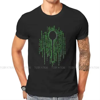 Yok Kaşık adamın TShirt Matrix Neo O Boyun Üstleri Kumaş T Shirt Mizah En Kaliteli Hediye Fikri