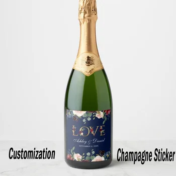 Özel Fotoğraf Düğün şampanya şişesi Etiketleri, şarap şişesi Etiketleri, bira şişesi etiketleri Kişiselleştirilmiş İsimleri ve Doğum Günü Vaftiz